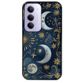 Coque noire taperso pour Redmi 15 4G et 5G avec motif lune et etoile protection antichoc personnalisée