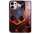 Coque noire taperso pour OPPO A6 PRO 4G et 5G avec motif panda very angry protection antichoc personnalisée