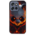 Coque noire taperso pour Moto Edge 60 et Neo Fusion Pro avec motif panda very angry protection antichoc personnalisée
