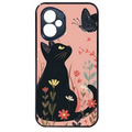 Coque noire taperso pour Honor 400 et Lite Pro Smart avec motif chat papillon 2 protection antichoc personnalisée