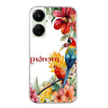 Coque taperso pour POCO C65 4G avec motif perroquet personnalisee protection antichoc personnalisée