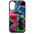 Coque noire taperso pour POCO C71 4G avec motif foot controle personnalisee protection antichoc personnalisée