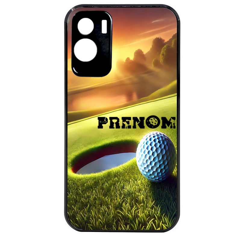 Coque noire taperso pour Honor 70 LITE 90 et LITE avec motif golf personnalisee protection antichoc personnalisée