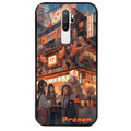 Coque noire taperso pour OPPO A5 A9 2020 avec motif anime street japan personnalise protection antichoc personnalisée
