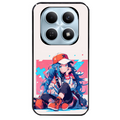 Coque noire taperso pour POCO M8 5G et PRO 5G avec motif anime casquette personnalise protection antichoc personnalisée