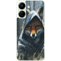 Coque taperso pour POCO C65 4G avec motif renard fox des bois protection antichoc personnalisée