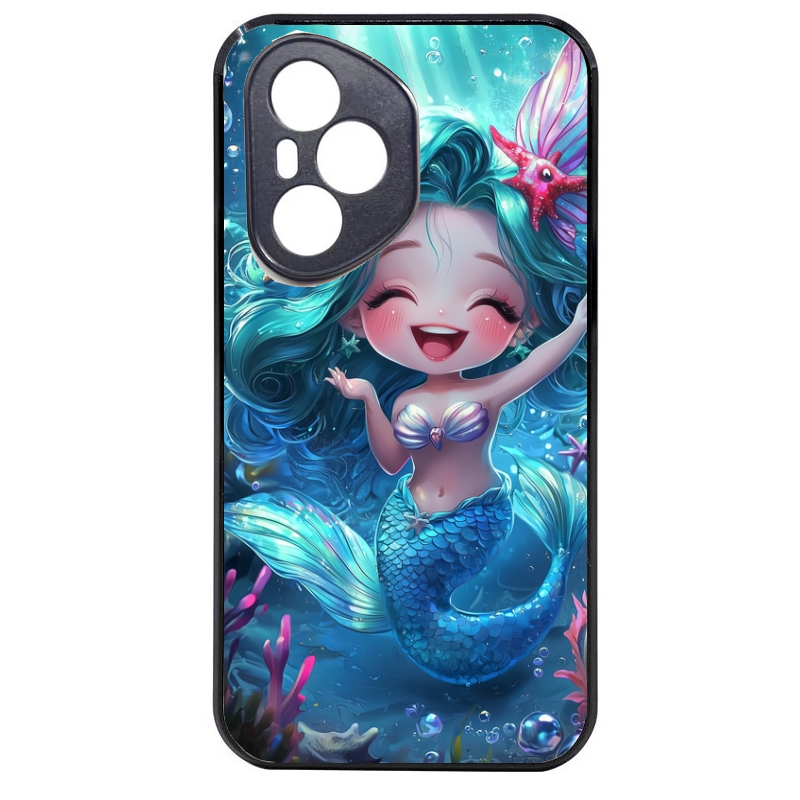 Coque noire taperso pour Honor 400 et Lite Pro Smart avec motif sirene style anime protection antichoc personnalisée