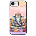 Coque noire taperso pour Iphone 17 17E AIR MAX PRO avec motif elephant namaste protection antichoc personnalisée