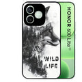Coque noire pour Honor 600 LITE avec motif renard fox wild protection antichoc personnalisée
