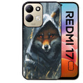Coque pour Redmi 17 et 17C 4G 5G renard fox des bois
