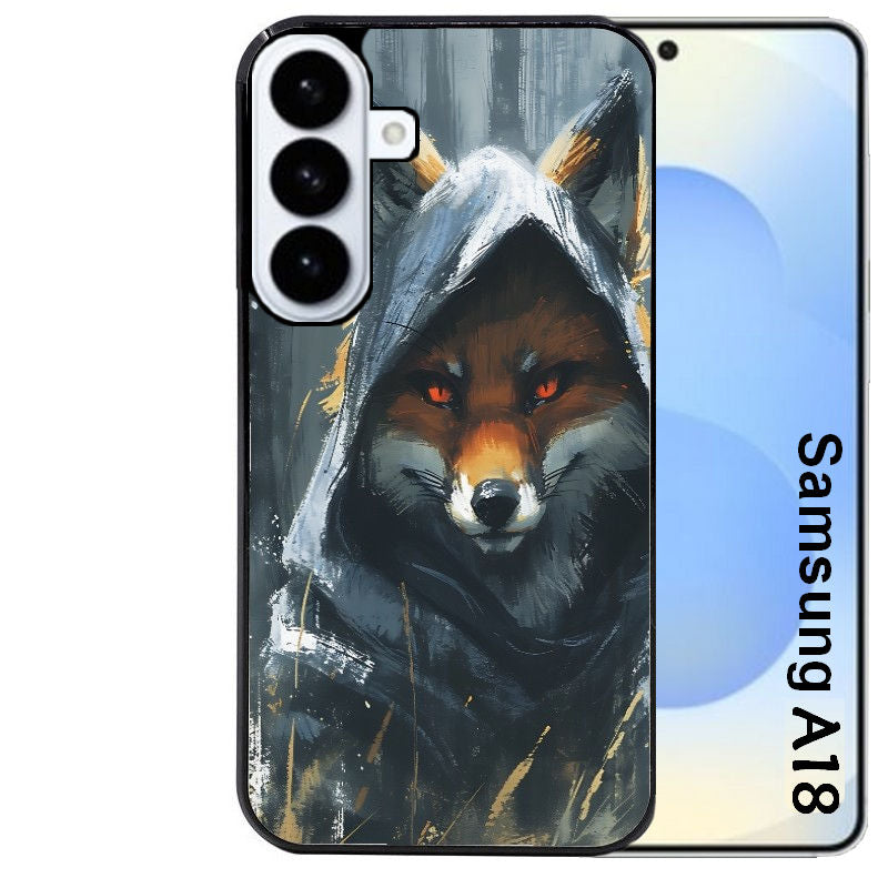 Coque pour Galaxy A08 A18 A28 A38 A58 renard fox des bois