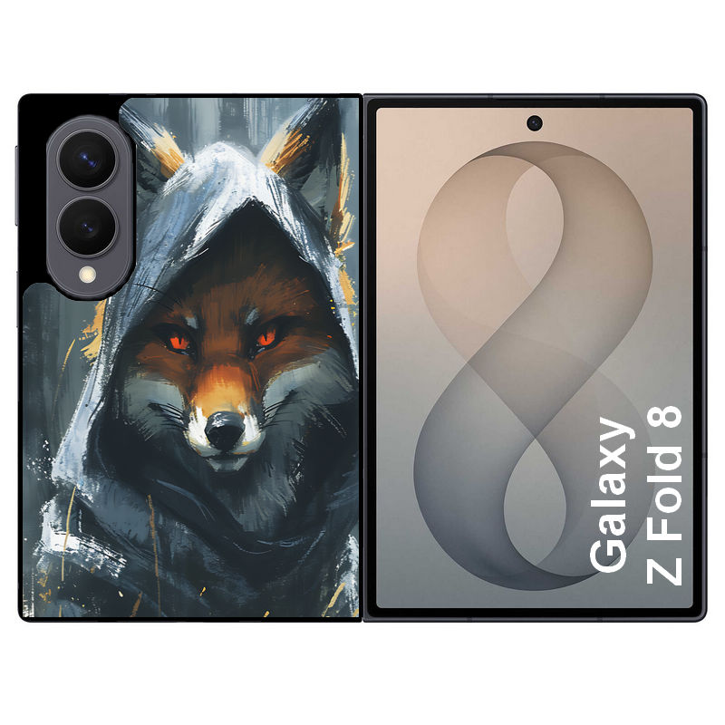 Coque pour Z FOLD 8 renard fox des bois