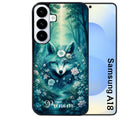 Coque pour Galaxy A08 A18 A28 A38 A58 personnalisée renard fox foret