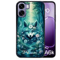 Coque pour Oppo A6 A6 A6K personnalisée renard fox foret