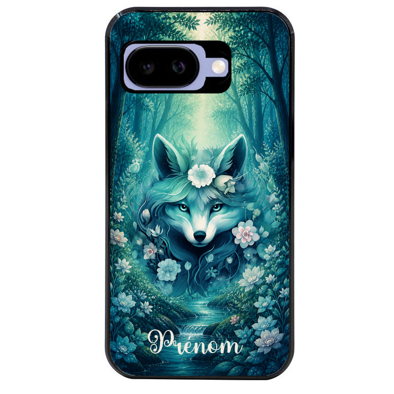 Coque pour Pixel 8A 9A 10A personnalisée renard fox foret