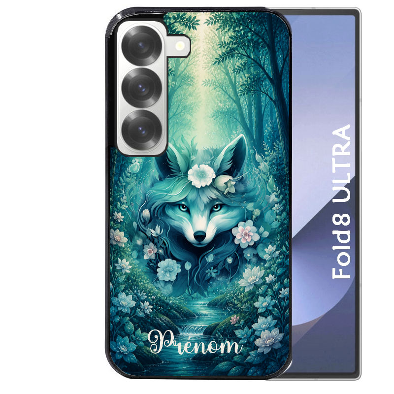 Coque pour Z Fold 8 / ULTRA personnalisée renard fox foret