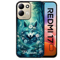 Coque pour Redmi 17 et 17C 4G 5G personnalisée renard fox foret