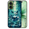 Coque pour Iphone 18 / PRO / PRO MAX / 18E personnalisée renard fox foret