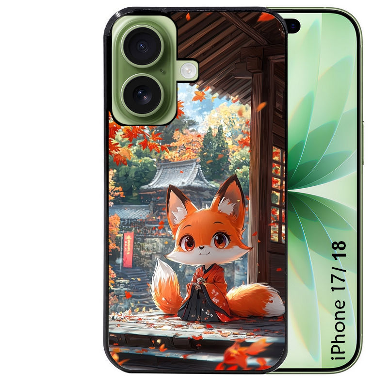 Coque pour Iphone 18 / PRO / PRO MAX / 18E renard et fox anime