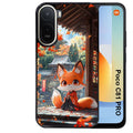 Coque pour POCO C81 PRO renard et fox anime