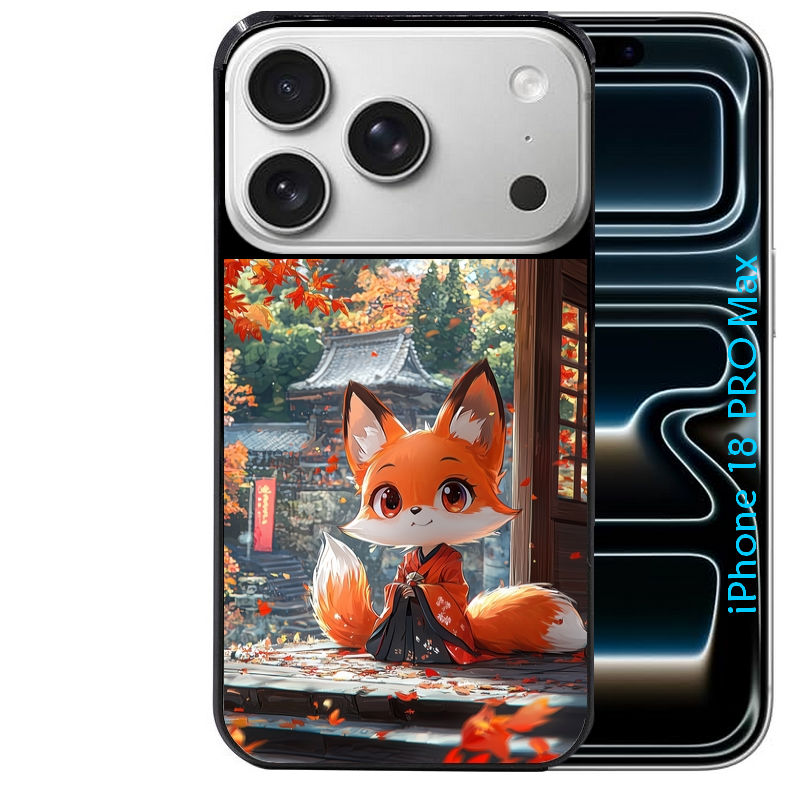 Coque pour Iphone 18 / PRO / PRO MAX / 18E renard et fox anime