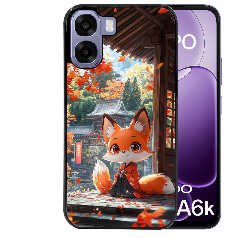 Coque pour Oppo A6 A6 A6K renard et fox anime