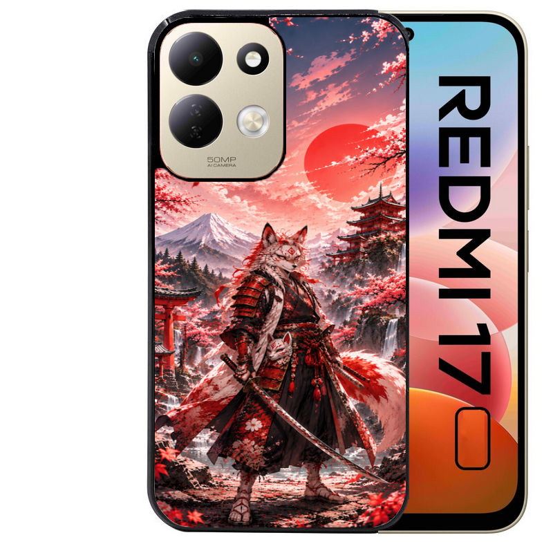 Coque pour Redmi 17 et 17C 4G 5G renard et fox manga