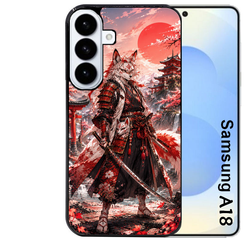 Coque pour Galaxy A08 A18 A28 A38 A58 renard et fox manga