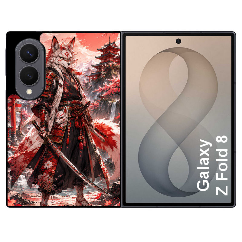 Coque pour Z FOLD 8 renard et fox manga