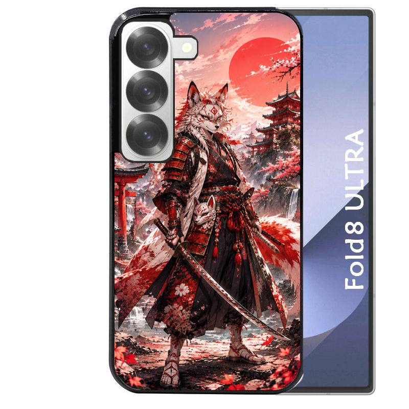 Coque pour Z FOLD 8 ULTRA renard et fox manga