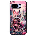 Coque pour Pixel 8A 9A 10A renard samourai girl