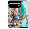 Coque pour Pixel 10 / 11 / PRO / XL renard et fox samourai