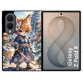 Coque pour Z FOLD 8 renard et fox samourai