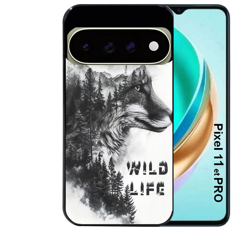 Coque pour Pixel 10 / 11 / PRO / XL renard fox wild