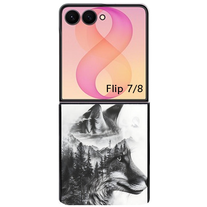Coque pour Z FLIP 6 7 8 renard fox wild