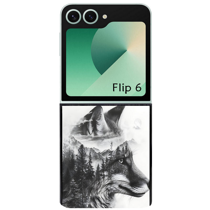 Coque pour Z FLIP 6 7 8 renard fox wild