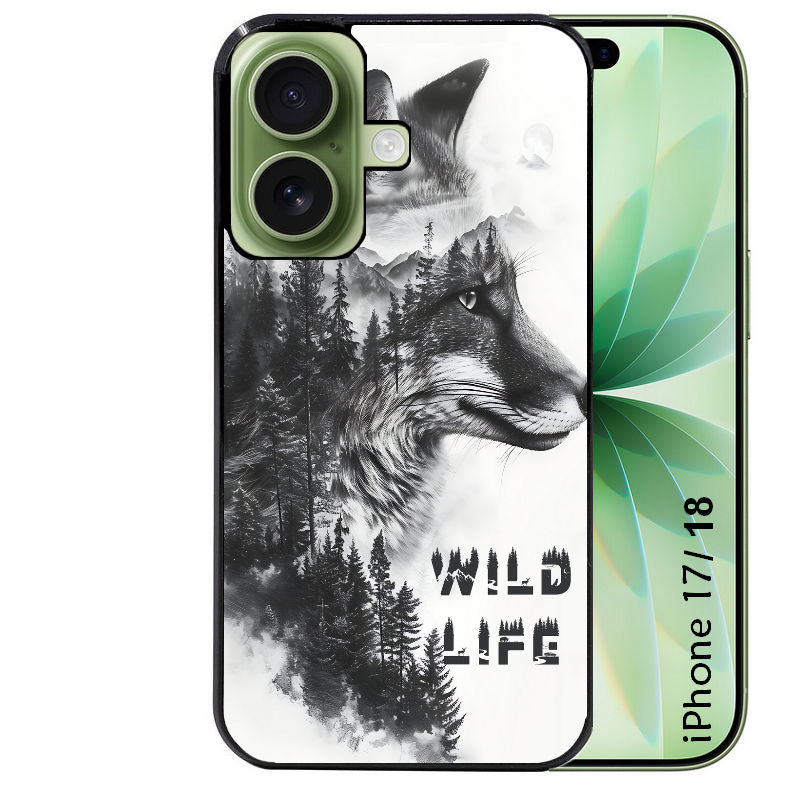 Coque pour Iphone 18 / PRO / PRO MAX / 18E renard fox wild