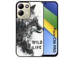 Coque pour POCO C95 PRO renard fox wild