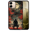 Coque noire taperso pour OPPO A6 A6X 4G et 5G avec motif samourai et katana protection antichoc personnalisée