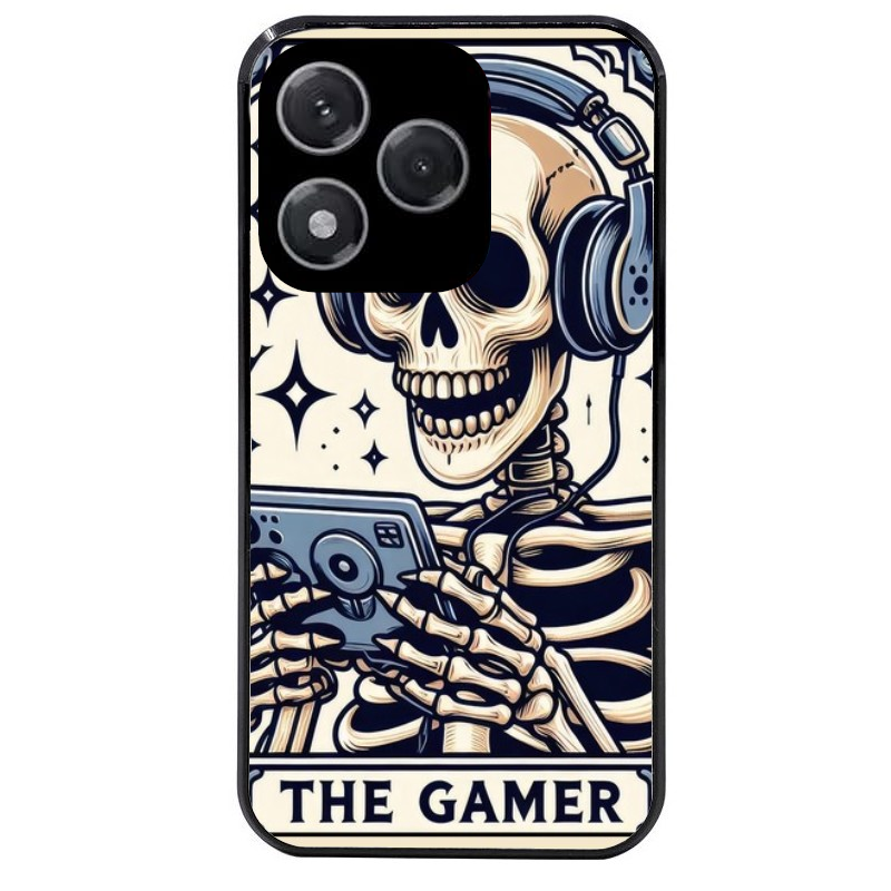 Coque noire taperso pour Honor 400 et Lite Pro Smart avec motif mort gamer protection antichoc personnalisée