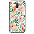 Coque noire taperso pour OPPO A5 A9 2020 avec motif fleur des champs protection antichoc personnalisée