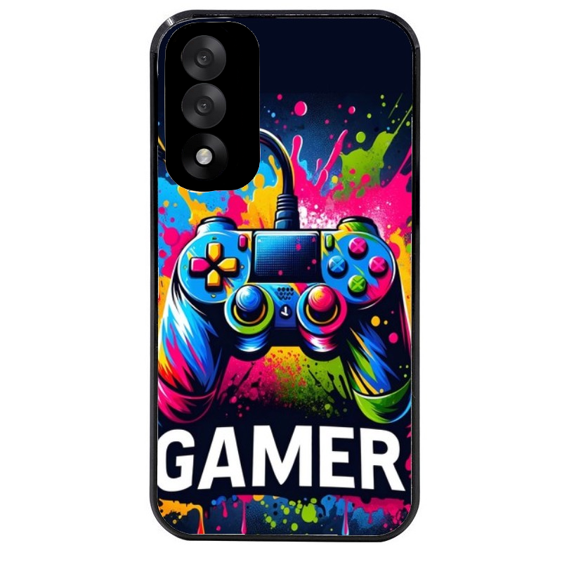 Coque noire taperso pour OnePlus Nord 5 avec motif gamer protection antichoc personnalisée