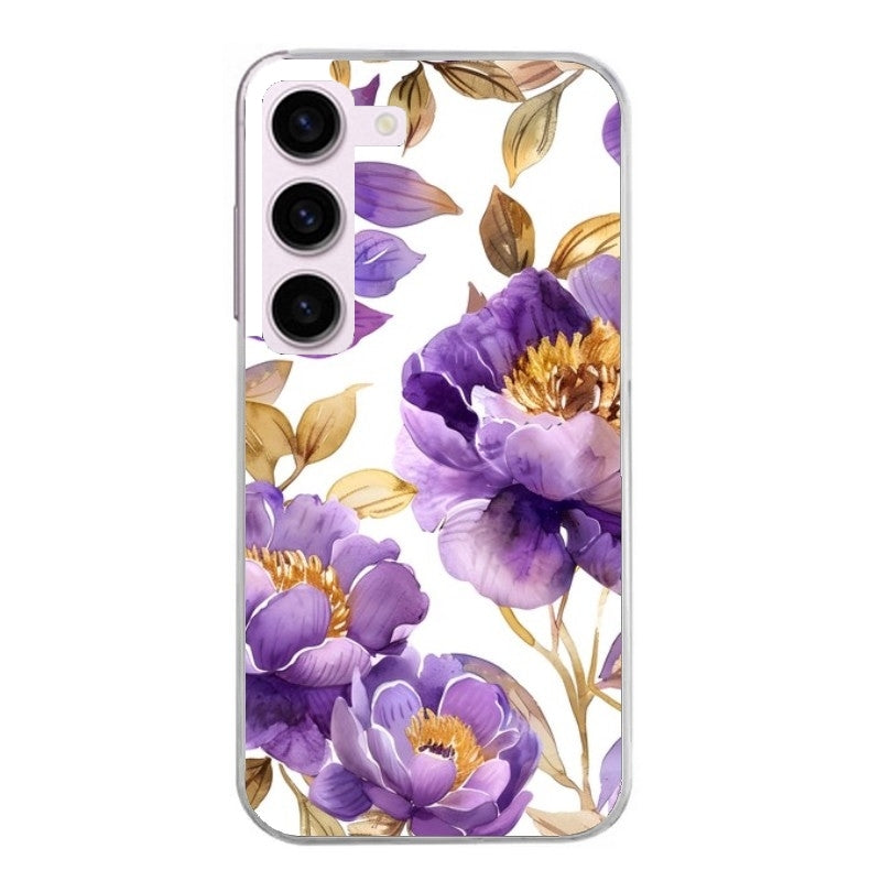 Coque taperso pour Galaxy A13 4G et 5G A23 A53 avec motif fleur pivoine protection antichoc personnalisée