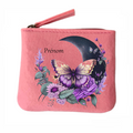 Porte monnaie personnalisé papillon lune en feutrine en feutrine