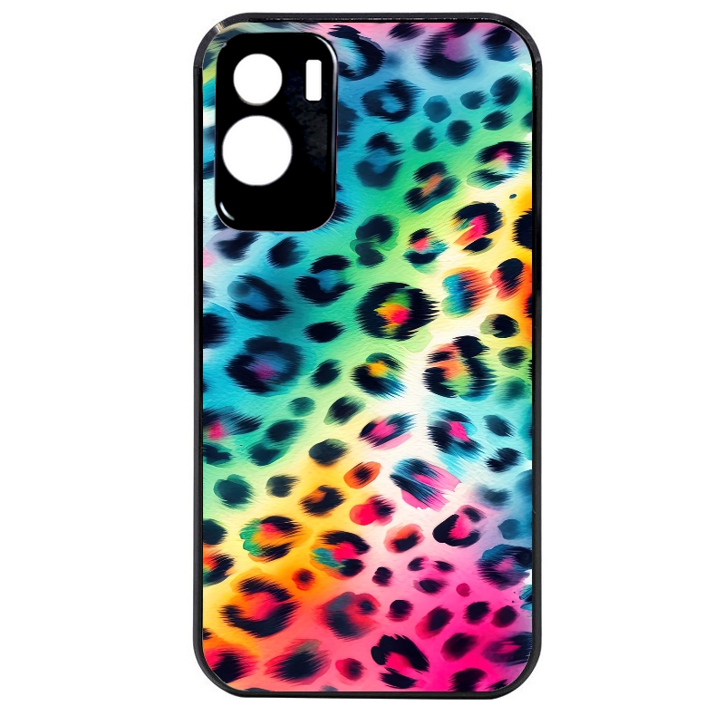 Coque noire taperso pour Honor 70 LITE 90 et LITE avec motif leopard arc protection antichoc personnalisée