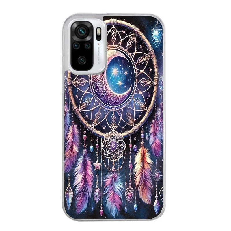 Coque taperso pour Redmi Note 10 4G 5G PRO 10S avec motif dreamcatcher et lune protection antichoc personnalisée