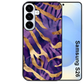 Coque noire taperso pour galaxy S26 et PLUS ULTRA FE avec motif zebre violet protection antichoc personnalisée