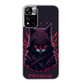 Coque taperso pour Redmi Note 11 4G PRO 5G 11S avec motif chat samourai personnalise protection antichoc personnalisée