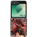 Coque pour Z FLIP 6 7 8 samourai masque manga