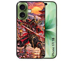 Coque pour Iphone 18 / PRO / PRO MAX / 18E samourai masque manga